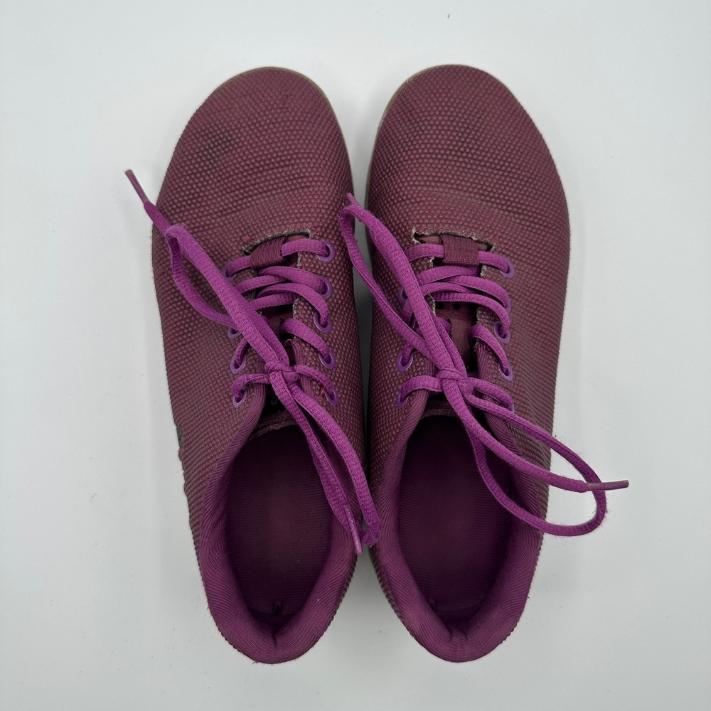 NOBULL SuperFabric Trainer Shoes Size W8 M6.5 Purple Crossfit Gym Activewear
